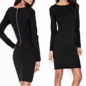 Bar III long sleeve, bodycon mini dress.